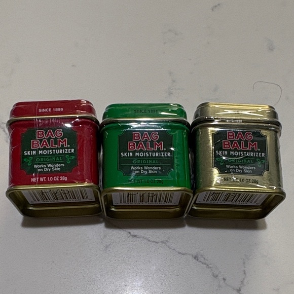 Vermont’s Original Other - Skin Moisturizer Trio - Red, Green, Gold All Sealed New